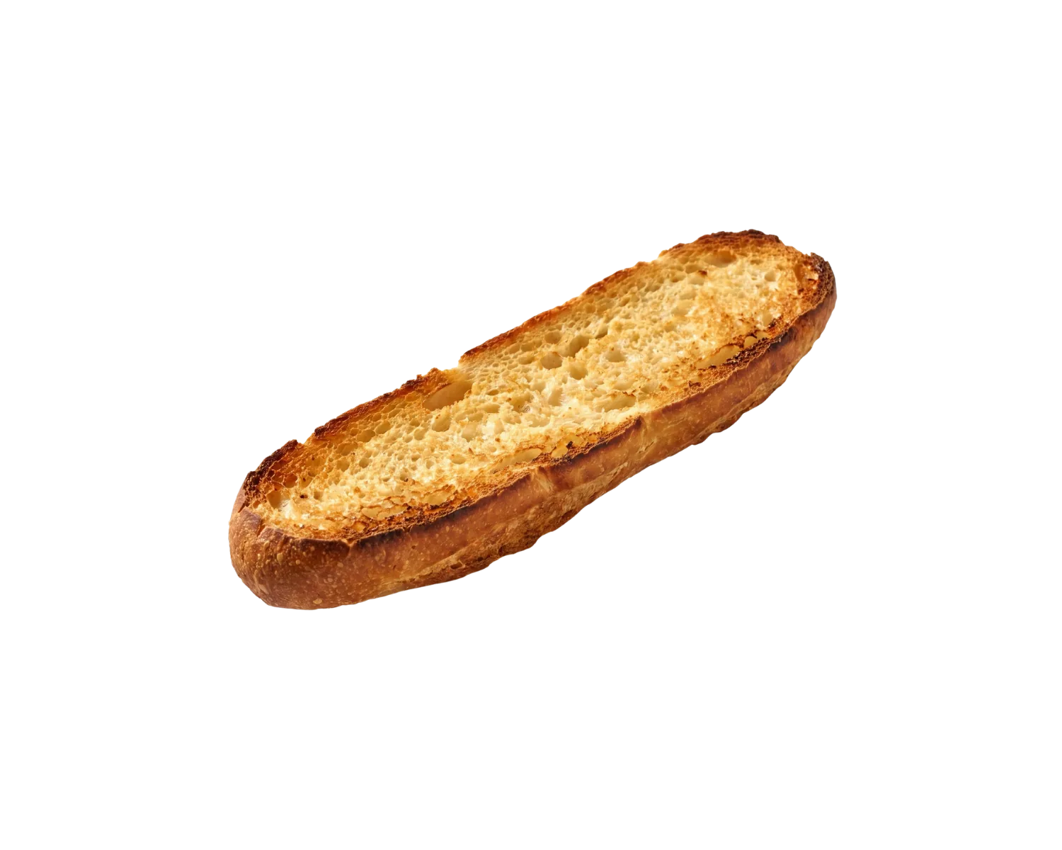 Toasted half baguette